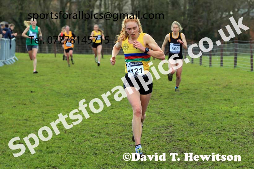 Senior Womens 2022 CAU Inter Counties Cross Country, Prestwold Hall, Loughborough.  Photo: David T. Hewitson/Sports for All Pics